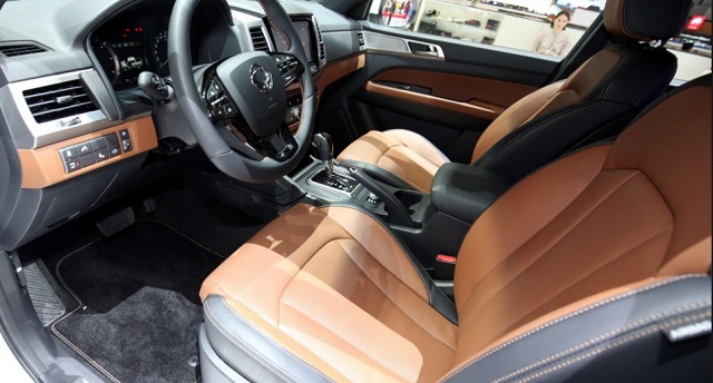 2019 SsangYong Musso interior