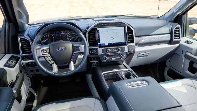2022 Ford F-350 interior