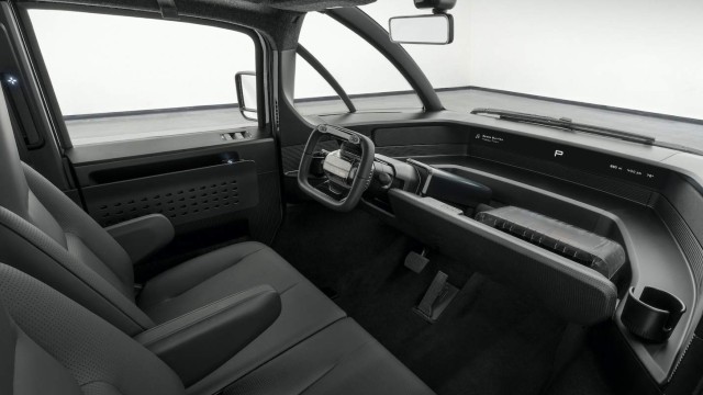 2023 Canoo Electric Pickup Truck interior